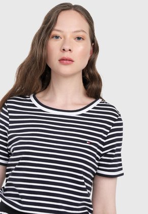 Vestido Azul Navy-Blanco Tommy Hilfiger