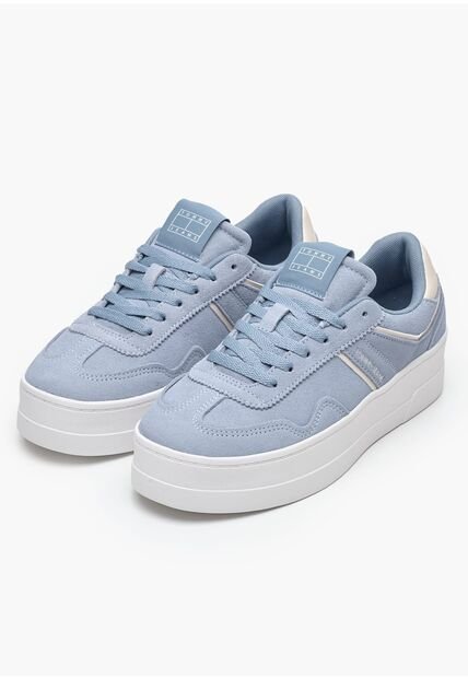 Tenis Azul The Greenwich Con Plataforma Tommy Hilfiger