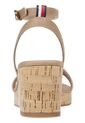 Sandalias Beige De Cuña Media Tommy Hilfiger de Tommy Hilfiger
