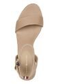 Sandalias Beige De Cuña Media Tommy Hilfiger de Tommy Hilfiger