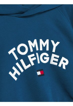 Saco De Niña Con Gorro Y Logo Tommy Hilfiger