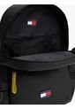 Morral Negro Con Logo Engomado Y Doble Cremallera Tommy Hilfiger de Tommy Hilfiger