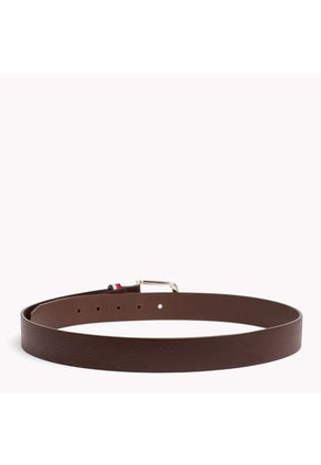 Cinturon Café De Cuero Para Hombre Tommy Hilfiger