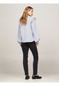 Blusa Celeste De Corte Amplio Con Volantes Tommy Hilfiger de Tommy Hilfiger