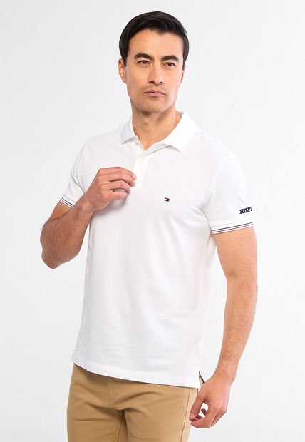 Polo TOMMY HILFIGER Blanco
