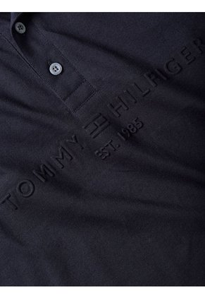 Polo Regular Con Logo Azul Tommy Hilfiger