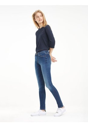 Jeans Mujer Skinny Azul Oscuro Como Rw Doreen Mujer Tommy Hilfiger