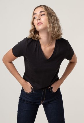 Camiseta Negro Tommy Hilfiger