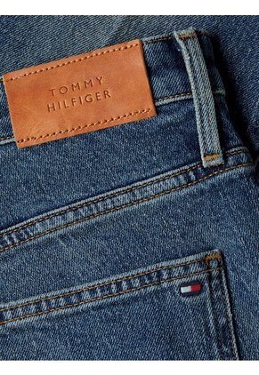 Jeans Azul De Talle Alto Con Corte Bootcut Tommy Hilfiger
