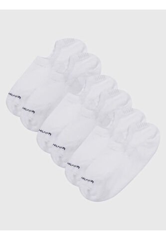Paquete De 3 Medias Invisibles Hombre Blanco Tommy Hilfiger Tommy Hilfiger