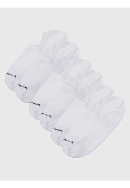 Paquete De 3 Medias Invisibles Hombre Blanco Tommy Hilfiger