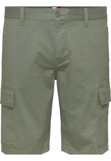 Bermudas Verde Cargo Scanton De Corte Slim Tommy Jeans