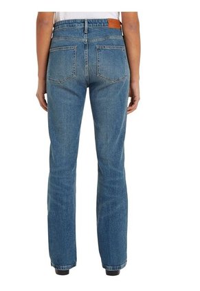 Jeans Azul De Talle Alto Con Corte Bootcut Tommy Hilfiger