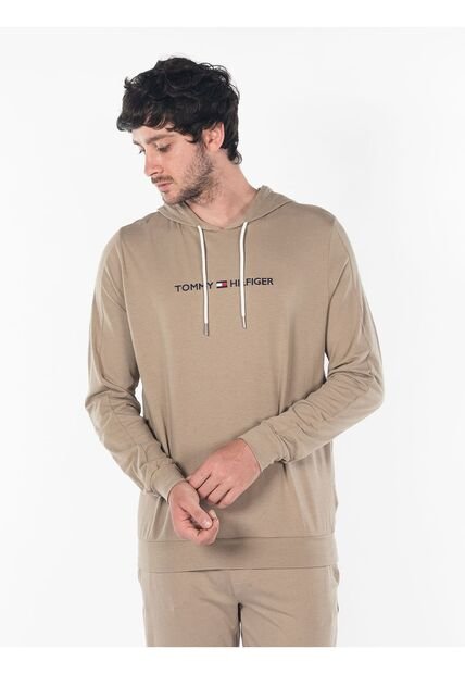 Buzo Beige De Pijama Para Hombre Tommy Hilfiger