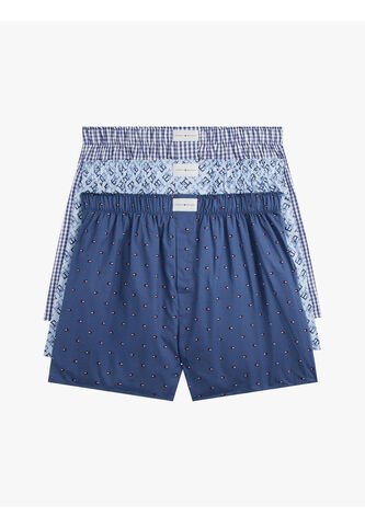 Pack Azul De 3 Bóxer Con Estampado Tommy Hilfiger Tommy Hilfiger