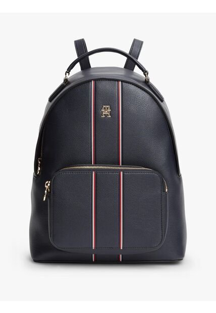 Morral Azul Texturizada Con Cinta Distintiva Tommy Hilfiger
