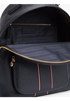 Morral Azul Texturizada Con Cinta Distintiva Tommy Hilfiger