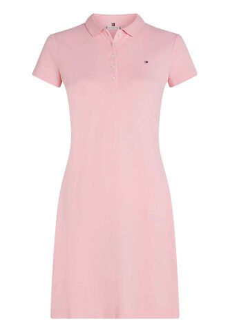 Vestido Rosa Tipo Polo De Corte Slim Tommy Hilfiger Tommy Hilfiger