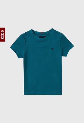 Camiseta Azul Petróleo Tommy Hilfiger Kids