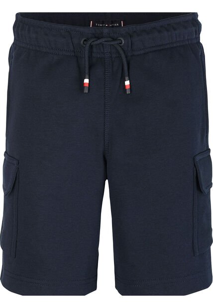 Cargo Azul Sweatshorts De Niño Tommy Hilfiger