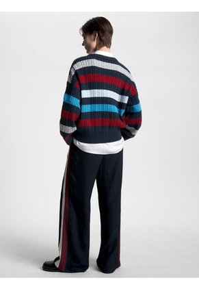 Saco Con Estampado De Rayas Tommy Hilfiger