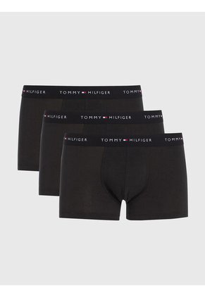 Pack Negro De 3 Bóxer Trunk Essential Tommy Hilfiger