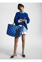 Bolso Tote Iconic Con Monogramas Th Mujer Azul Tommy Hilfiger de Tommy Hilfiger