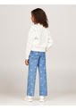 Saco Blanco Niña Tejido Amplio De Punto Calado Tommy Hilfiger de Tommy Hilfiger