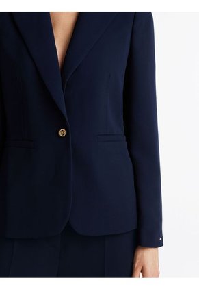 Americana Azul De Botonadura Sencilla Y Corte Slim Tommy Hilfiger