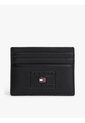 Tarjetero Negro De Cuero De Estilo Casual Tommy Hilfiger de Tommy Hilfiger