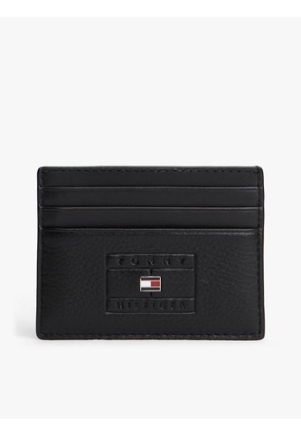 Tarjetero Negro De Cuero De Estilo Casual Tommy Hilfiger Tommy Hilfiger