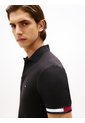 Polo Negro Slim Con Manga Corta Tommy Hilfiger de Tommy Hilfiger