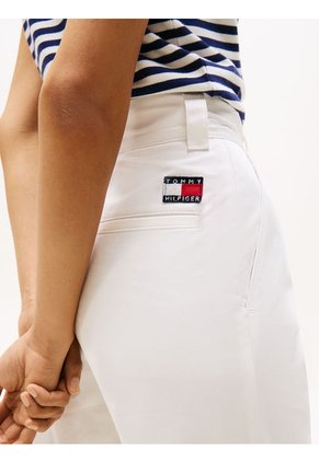 Pantalón Blanco Chino Náutico Hilfiger Regular Tommy Hilfiger