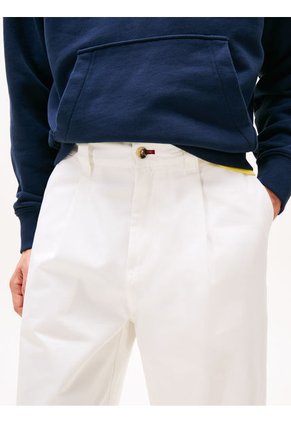 Pantalón Blanco Chino Náutico Hilfiger Regular Tommy Hilfiger