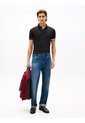 Polo Negro Slim Con Manga Corta Tommy Hilfiger de Tommy Hilfiger
