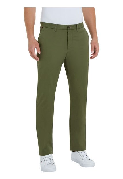 Pantalón Chino 1985 Collection Denton Hombre Verde Tommy Hilfiger