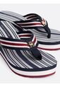Sandalias Negro De Plataforma Con Tiras Distintivas Tommy Hilfiger de Tommy Hilfiger