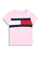Camiseta Rosada Charlie De Manga Corta Con Diseño Colorblock Tommy Hilfiger de Tommy Hilfiger