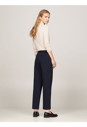 Pantalón Azul De Corte Slim Con Raya Marcada Tommy Hilfiger