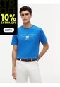 Camiseta Azul De Punto Con Logo Tommy Hilfiger de Tommy Hilfiger