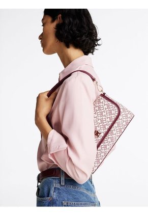 Bolso Multicolor Mensajero TH Monoplay Con Solapa Tommy Hilfiger