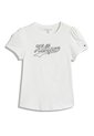 Camiseta Blanca De Manga Corta Con Logo Script Tommy Hilfiger de Tommy Hilfiger