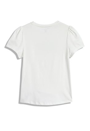 Camiseta Blanca De Manga Corta Con Logo Script Tommy Hilfiger