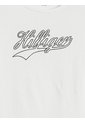 Camiseta Blanca De Manga Corta Con Logo Script Tommy Hilfiger de Tommy Hilfiger