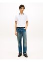 Polo Blanco Jacquard Con Tejido Ribeteado Tommy Hilfiger de Tommy Hilfiger