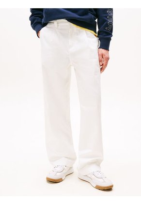 Pantalón Blanco Chino Náutico Hilfiger Regular Tommy Hilfiger