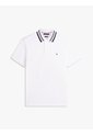 Polo Blanco Jacquard Con Tejido Ribeteado Tommy Hilfiger de Tommy Hilfiger