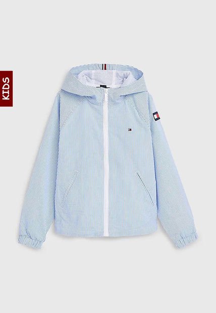 Cortavientos Niña De Rayas Ithaca Azul Tommy Hilfiger