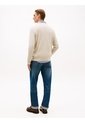 Saco Beige De Cuello Redondo Con Logo Bordado Tommy Hilfiger de Tommy Hilfiger