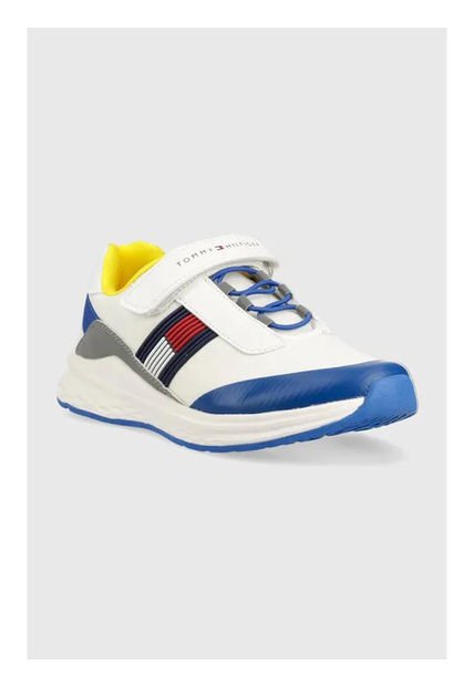 Tenis Blancos Con Velcro Para Niño Tommy Hilfiger